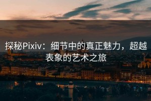探秘Pixiv：细节中的真正魅力，超越表象的艺术之旅